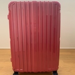 (受け渡し予定者決定)大きいスーツケース　キャリーバッグ　ピンク