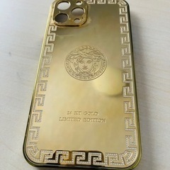 【ネット決済・配送可】iPhone ケース　ゴールド　12Pro...