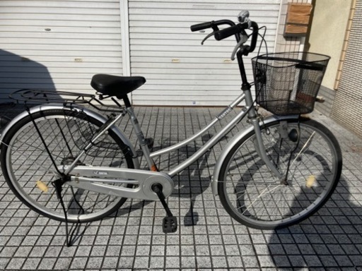 【26インチ自転車】変速なし　リヤチューブ、前カゴ新品❗️状態良し　若林自転車　浜大津店　SALE中❗️