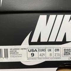 抽選当選品  エアジョーダン1  定価でどうぞ