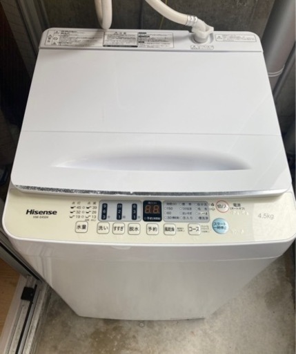 洗濯機4.5kg Hisense