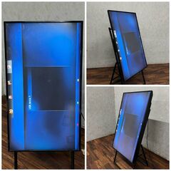  🔷🔶🔷WY11/14 SHARP シャープ インフォメーションディスプレイ PN-W435A 43型 HAMILEX ハヤミ工産 スタンド XS-3247E 店舗 ★直接引取歓迎🔷🔶🔷