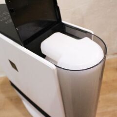 短期使用 22年製 SHARP/シャープ 加湿セラミックファンヒーター HX-PK12-W ホワイト プラズマクラスター 木造/6畳 コンクリート/8畳