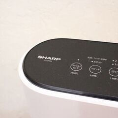 短期使用 22年製 SHARP/シャープ 加湿セラミックファンヒーター HX-PK12-W ホワイト プラズマクラスター 木造/6畳 コンクリート/8畳