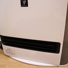 短期使用 22年製 SHARP/シャープ 加湿セラミックファンヒーター HX-PK12-W ホワイト プラズマクラスター 木造/6畳 コンクリート/8畳
