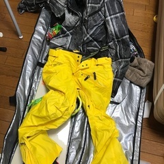 スノーボード用品一式　2回だけ使用の美品