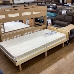 KB-20【新入荷　リサイクル品】シングルベッド　ナチュラル KB-20【新入荷 リサイクル品】シングルベッド ナチュラル