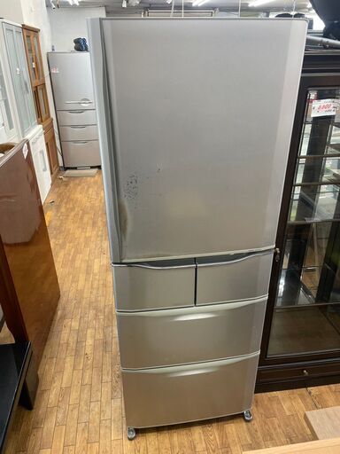【リサイクルショップどりーむ鹿大前店】No.8348　サンヨー　5ドア冷蔵庫　全体容量404L　2004年製　※自動製氷パーツ欠品の為不可