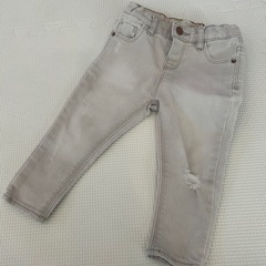 ★ZARA Baby クラッシュ　デニム　グレー　74