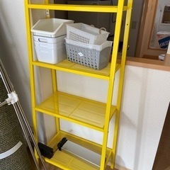 IKEA黄色シェルフ