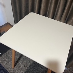 白 正方形 テーブル
