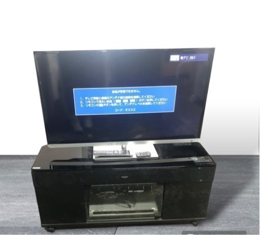 3点セットラックシアター 、テレビ REGZA 40J7、 ブルーレイレコーダー