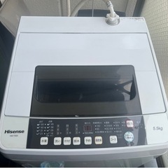 洗濯機 Hisense HW-T55A 5.5Kg 2017年製