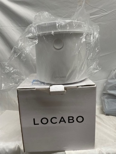 【‼️✨新品未使用✨‼️】LOCABO　ロカボ　糖質カット炊飯器　JM-C20E-W　2022年製　0.9L　ホワイト