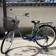 シマノ　美品　自転車　ママチャリ　通勤通学