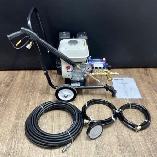 ○新品/正規品■2022年購入 26.5万 ツルミポンプ エンジン高圧洗浄機 HPJ-4120ME2 小型軽量 本格仕様 圧力12MPa 吐出量10L ジモティ姫路