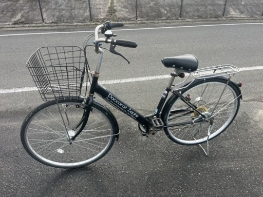 （決まりました）27インチ 自転車（6段）黒色 値下げ交渉不可