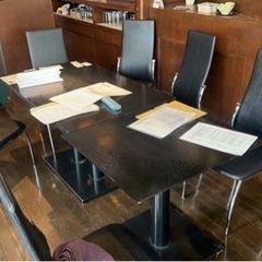 店舗用椅子、テーブル