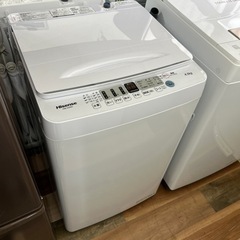 Hisense 洗濯機　4.5k 2021年製　取引中です