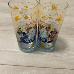 ディズニーシー10周年記念グラス　2個セット