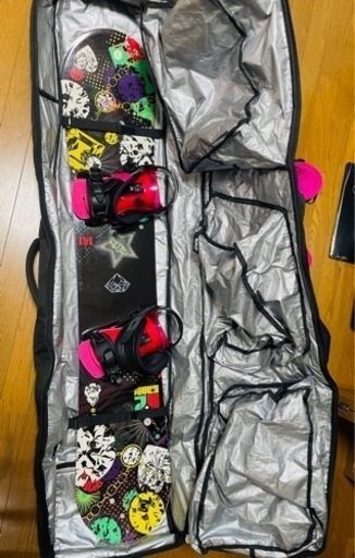 K2スノーボード板、ブーツ、ボードケース【バラ売り可】