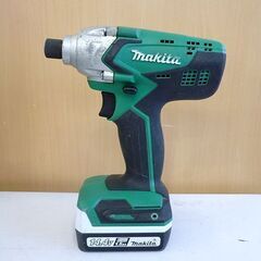 makita 充電式インパクトドライバ M695DS 14.4V 1.5Ah 充電器/バッテリー×2 グリーン M695D マキタ 電動工具 札幌 北20条店
