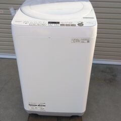  【動作確認済】 SHARP 全自動電気洗濯機　ES-KS70V...
