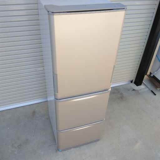 2107【動作確認済】 SHARP SJ-W353G-N シャープ 3ドア 冷凍冷蔵庫  350L  両開き 2020年製