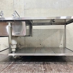 B 一槽シンク 作業台 流し台 ステンレス流し キッチン 洗い場 業務用