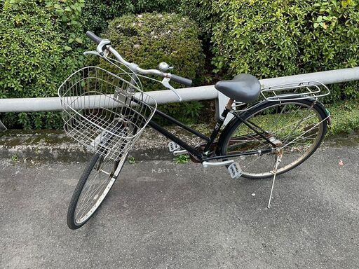 リサイクルショップどりーむ鹿大前店】No1752 自転車 黒色 ママチャリ