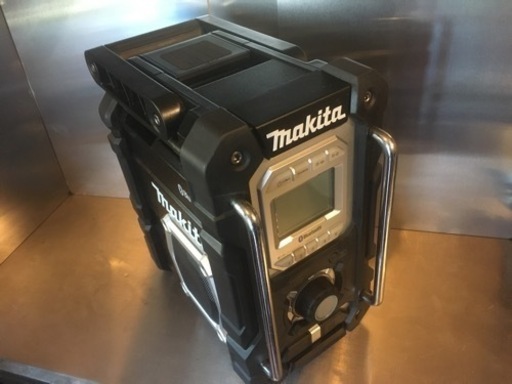 makita 充電式 ラジオ ACケーブル付 スライドバッテリ対応(別売) 7.2V-18V 中古品 MR106 Bluetooth搭載 マキタ