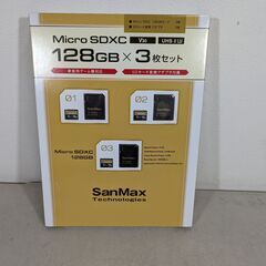 【新品・未使用】SunMax microSDXC128G アダプ...