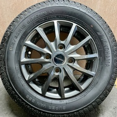 エブリイ　走行極小　タイヤホイール　145/80r12 