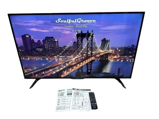 JY 美品 SHARP 50V型 AQUOS 4K液晶テレビ 2019年製 4T-C50BH1