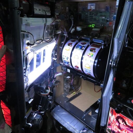 A－SLOT 偽物語 コイン不要機付・送料無料 パチスロ実機 偽物語 コイン不要