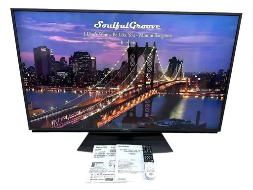 JY SHARP AQUOS 50V型 4K液晶テレビ AndroidTV 2020年製 4T-C50CL1