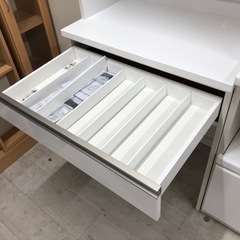 ニトリ レンジボード 2枚扉 リガーレ80 ホワイト【トレファク堺福田店】