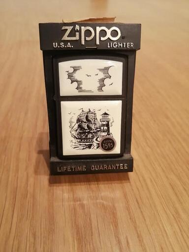 帆船のZippoライター