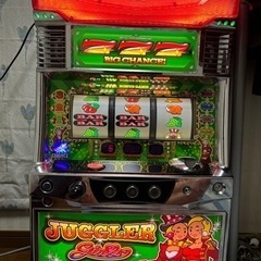 ジャグラーガールズ　コイン不要機、データカウンター付き