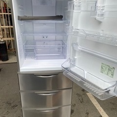 福岡市内配送無料　AQUA アクア AQR-S36E(S） [冷蔵庫（355L・右開き） 4ドア ステンレスシルバー