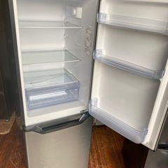 福岡市内配送無料　2021年式　山善] 冷蔵庫 幅50cm 173L 右開き YFR-D170(W) 一人暮らし 2ドア 省エネ 静音 耐熱天板