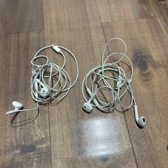 iPhone純正イヤホン×2