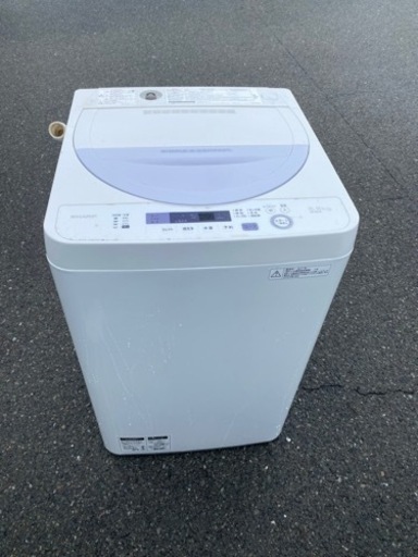 福岡市内配送設置無料　シャープ SHARP ES-GE5A-V [全自動洗濯機(5.5kg) バイオレット系]