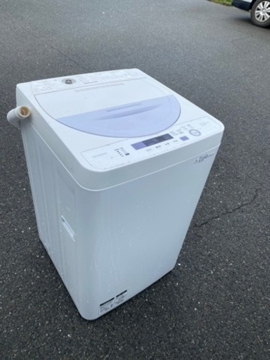 福岡市内配送設置無料　シャープ SHARP ES-GE5A-V [全自動洗濯機(5.5kg) バイオレット系]