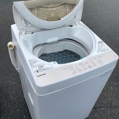 福岡市内配送設置無料　東芝 TOSHIBA AW-5G3(W) [全自動洗濯機 5kg ホワイト系]