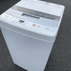 福岡市内配送設置無料　AQW-S45E-W 全自動洗濯機 ホワイト [洗濯4.5kg /乾燥機能無 /上開き]