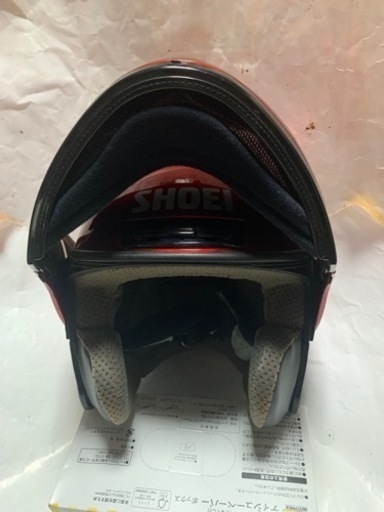 SHOEI J ACTER フルフェイス ヘルメット フリップアップタイプ レッド L SHOEI J ACTER フルフェイス ヘルメット フリップアップタイプ レッド L
