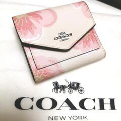 COACH 折財布　花柄