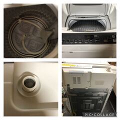 ☆中古￥13,800！SHARP　5.5kg洗濯機　家電　2020年製　ES-TX5DJ-W型　【BB067】