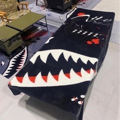 H&O サメ ニューマイヤー毛布　140×200 7d3f9fbcadfd21bb2d3c1ccfd4ee1f